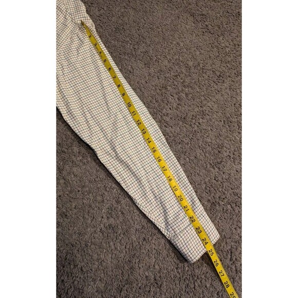 Vintage Burberry Flannel Plaid Brushed Cotton Button Up Shirt Men's Medium - Picture 7 of 7